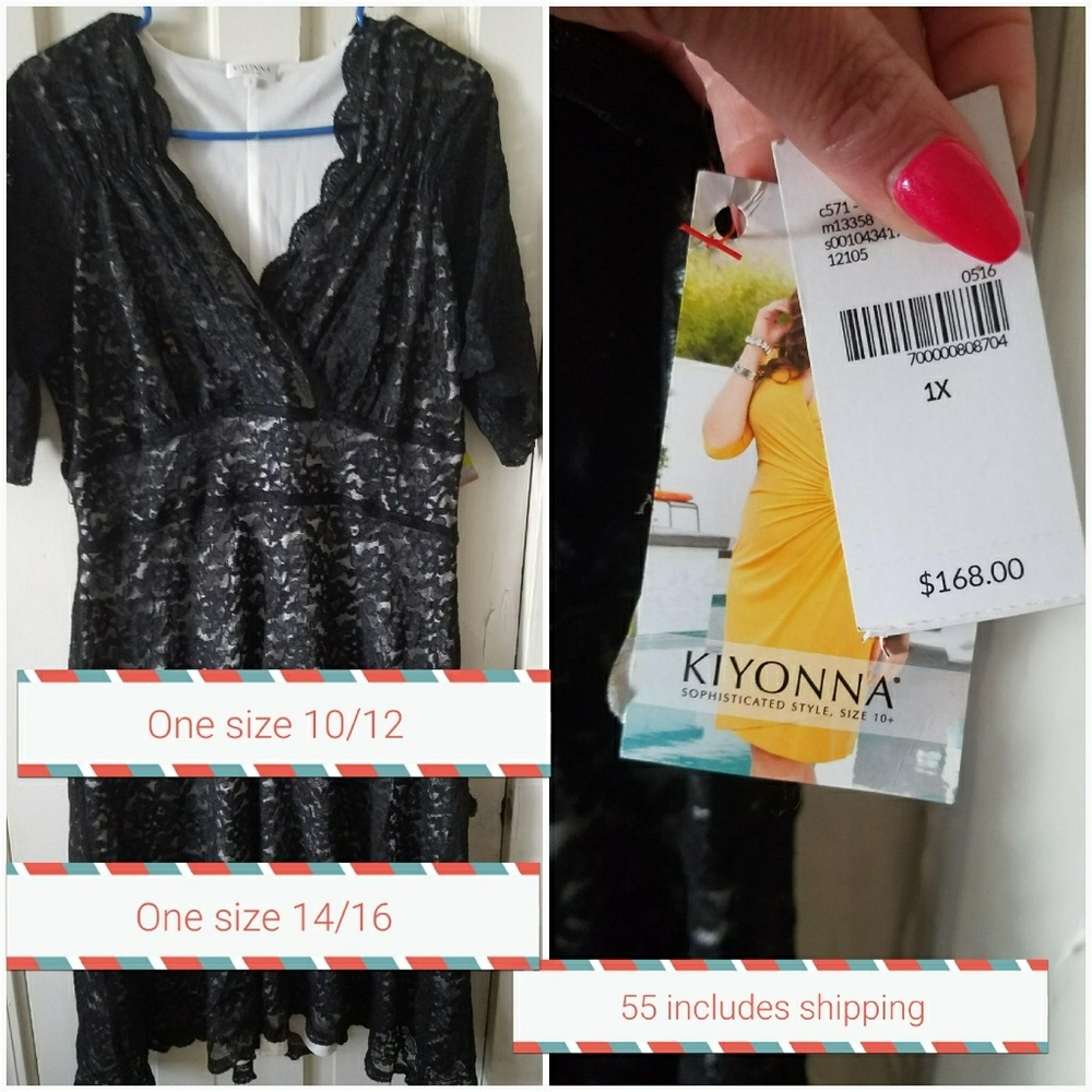 Black kiyonna lace dress